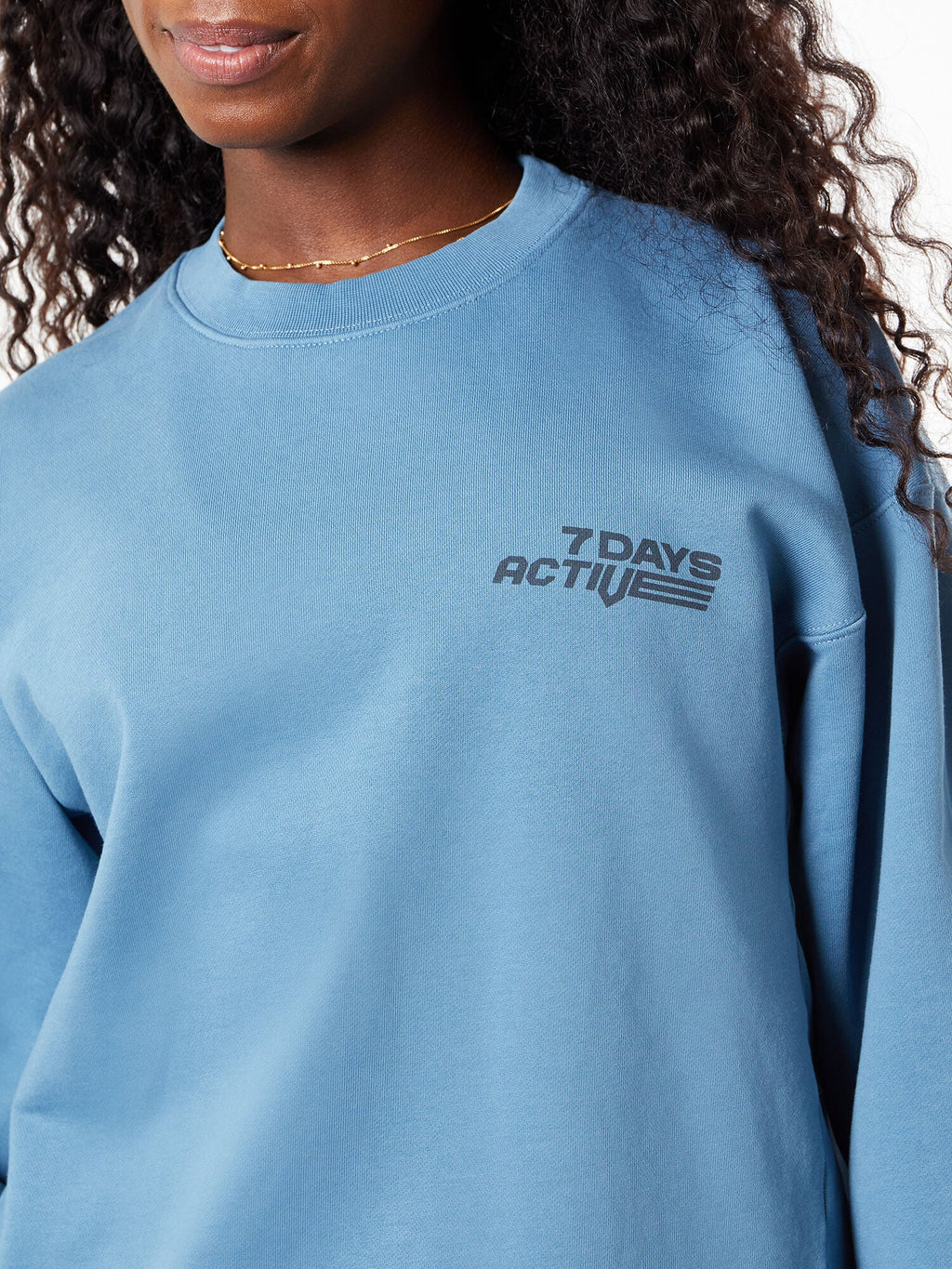 Monday Crew Neck Aegean Blue