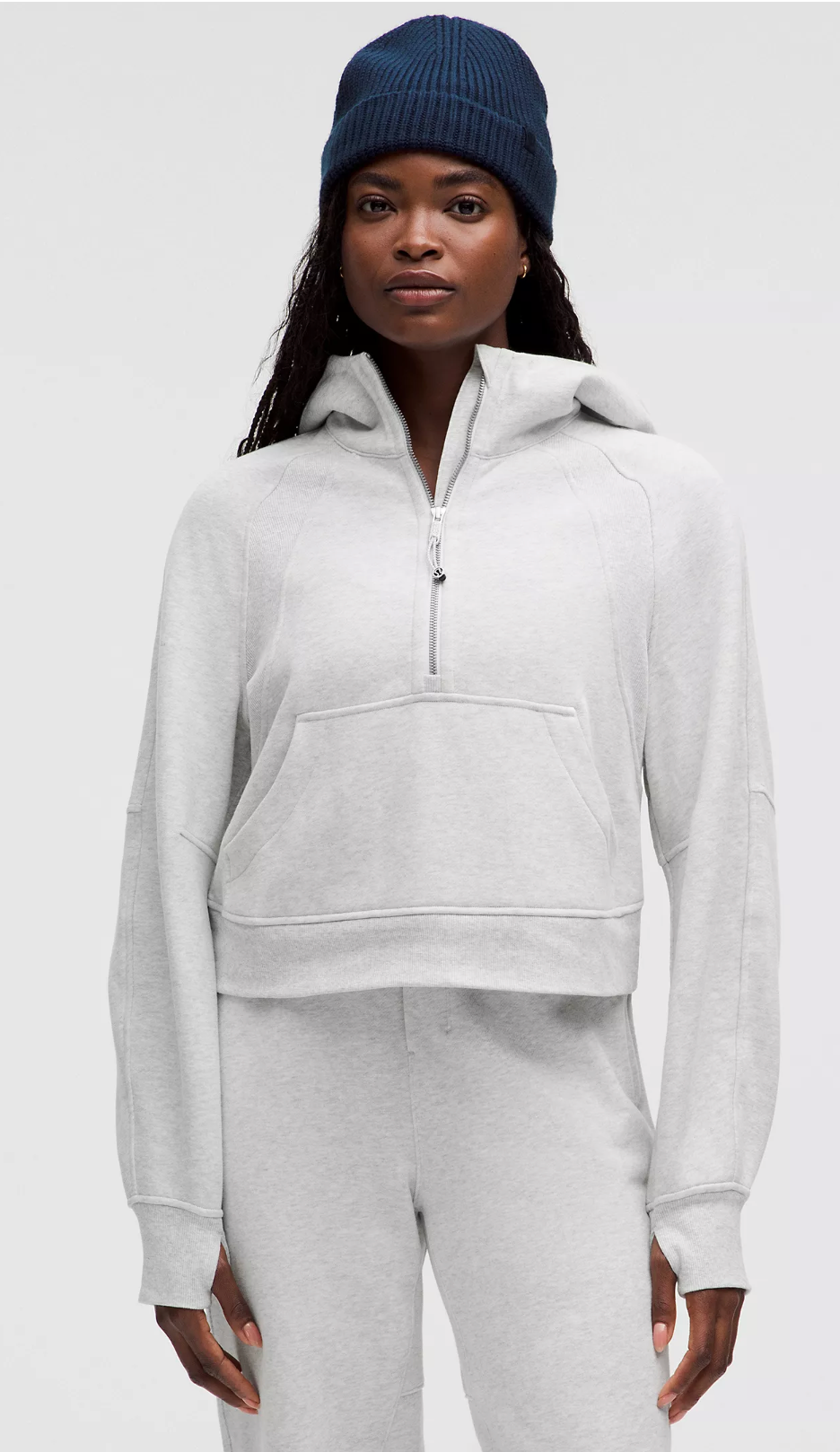 Scuba Oversized Half-Zip Hoodie