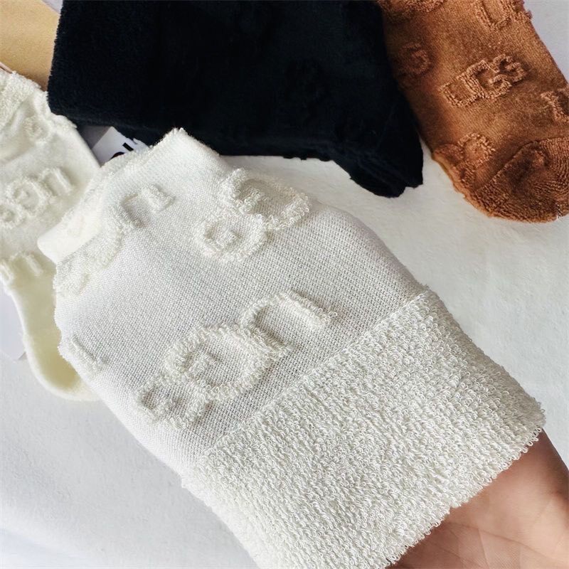UGG Reverse-Knit Thermal Crew Sock Set
