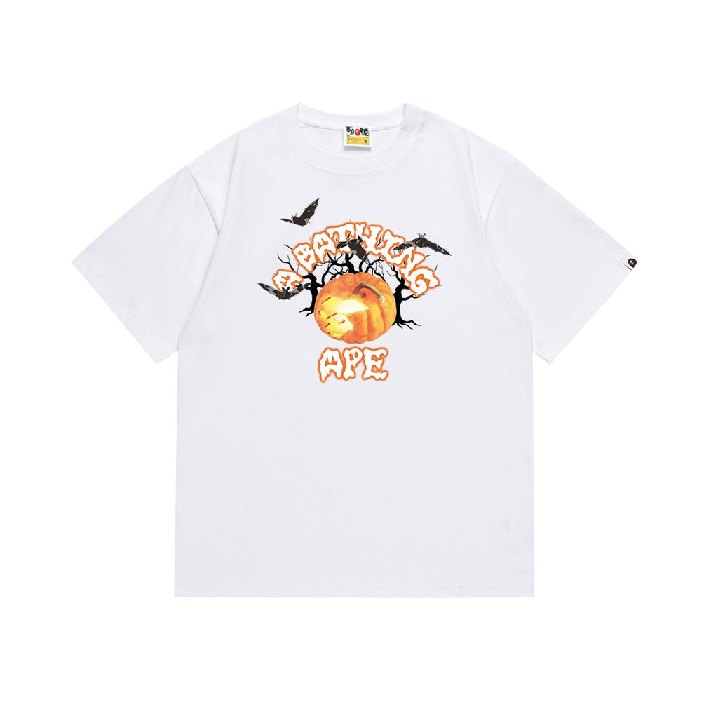 BAPE Halloween Pumpkin Bat Short-Sleeve T-Shirt