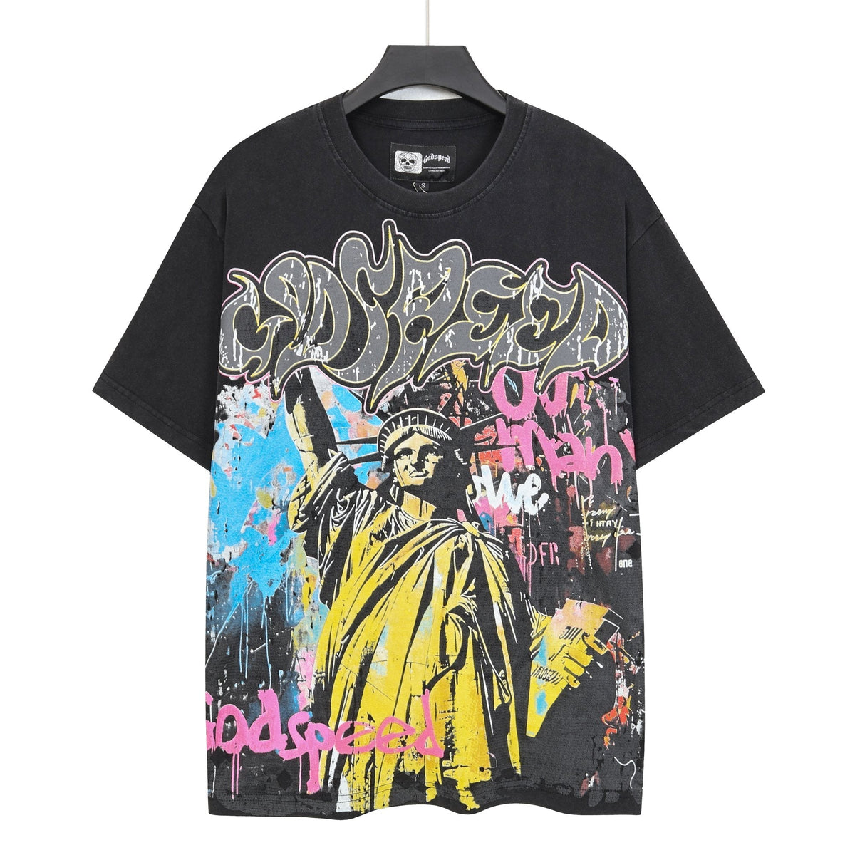 Godspeed Statue of Liberty Graphic T-Shirt