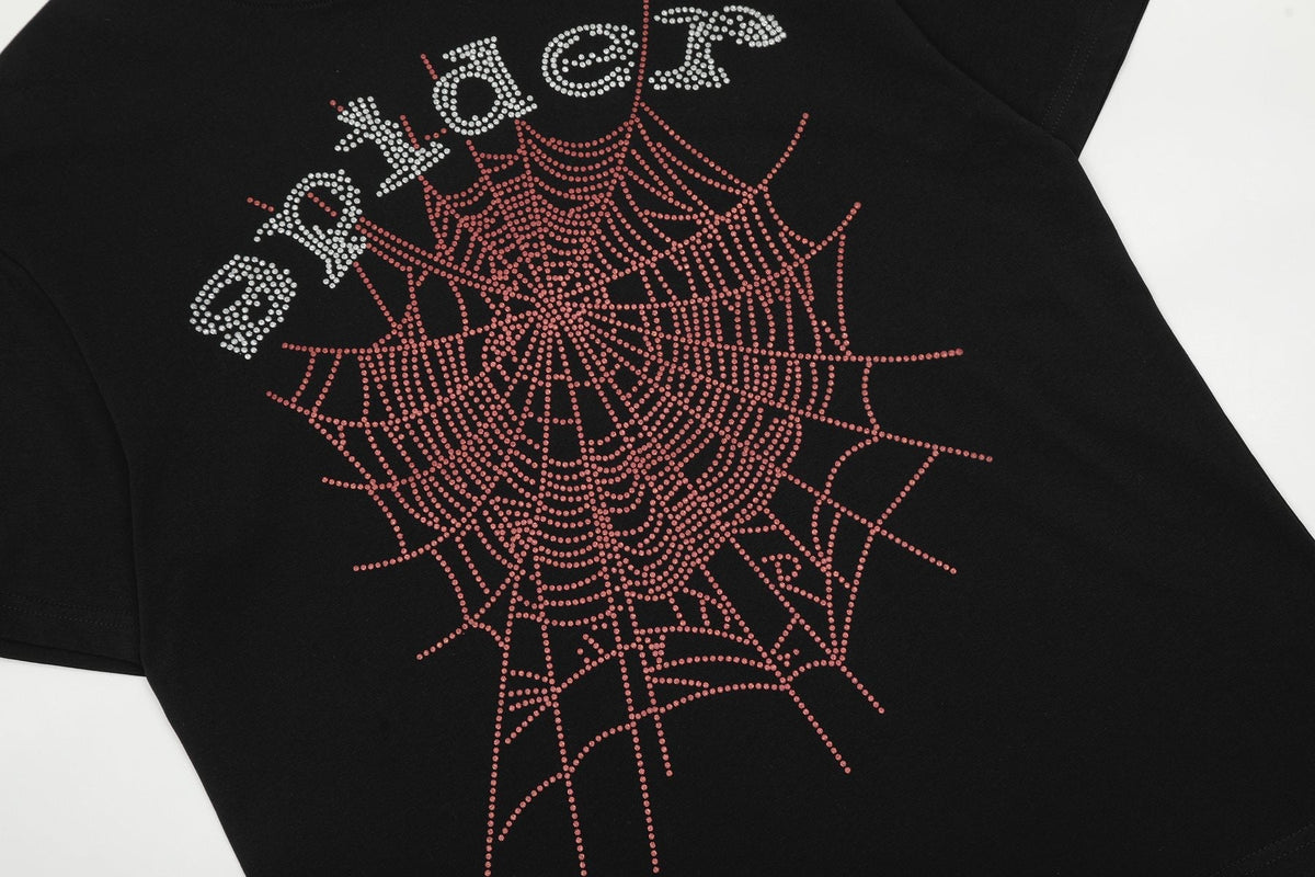 Sp5der Spider Web Graphic T-Shirt