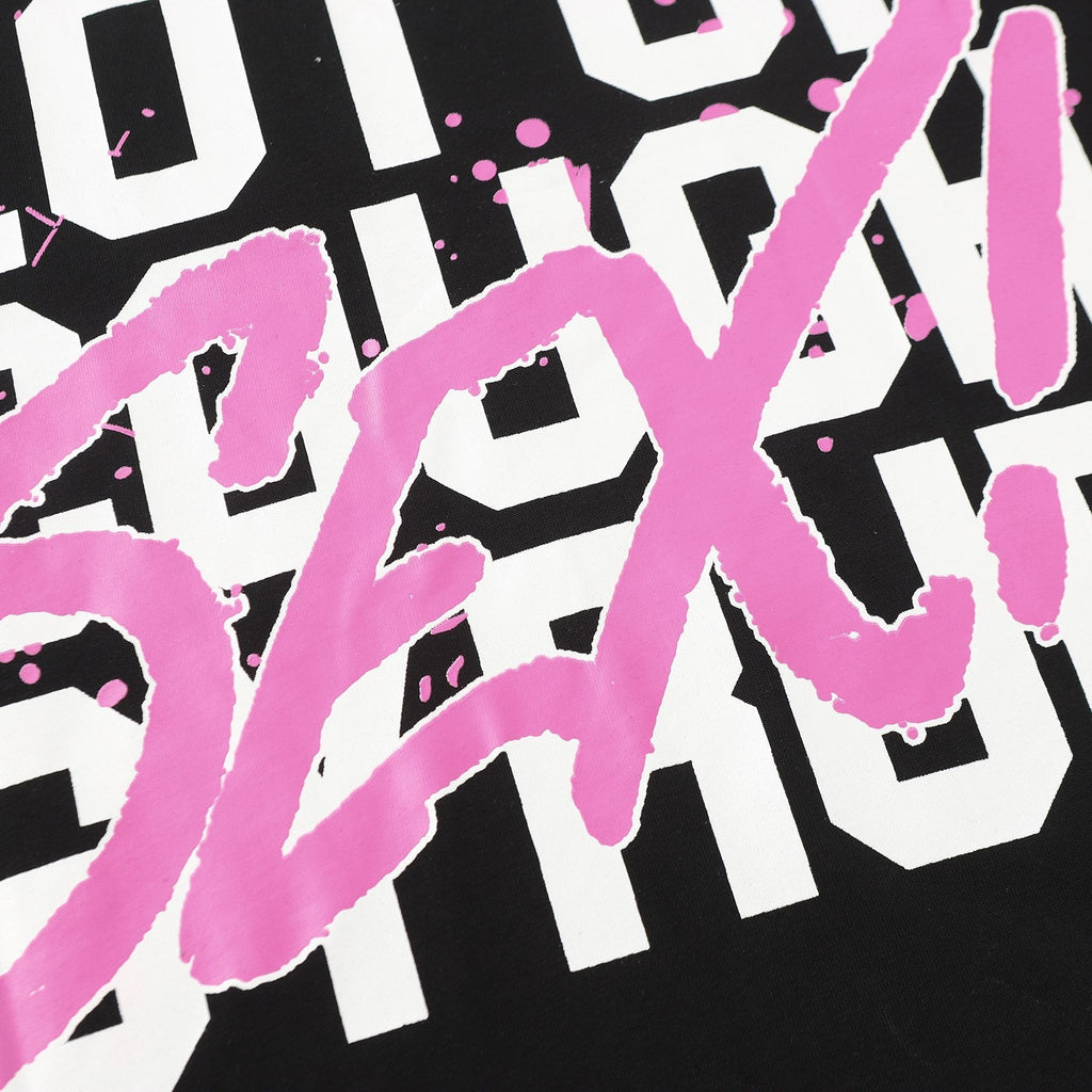 THAT'S A AWFUL LOT OF COUGH SYRUP White & Pink Graphic Short-Sleeve T-Shirt