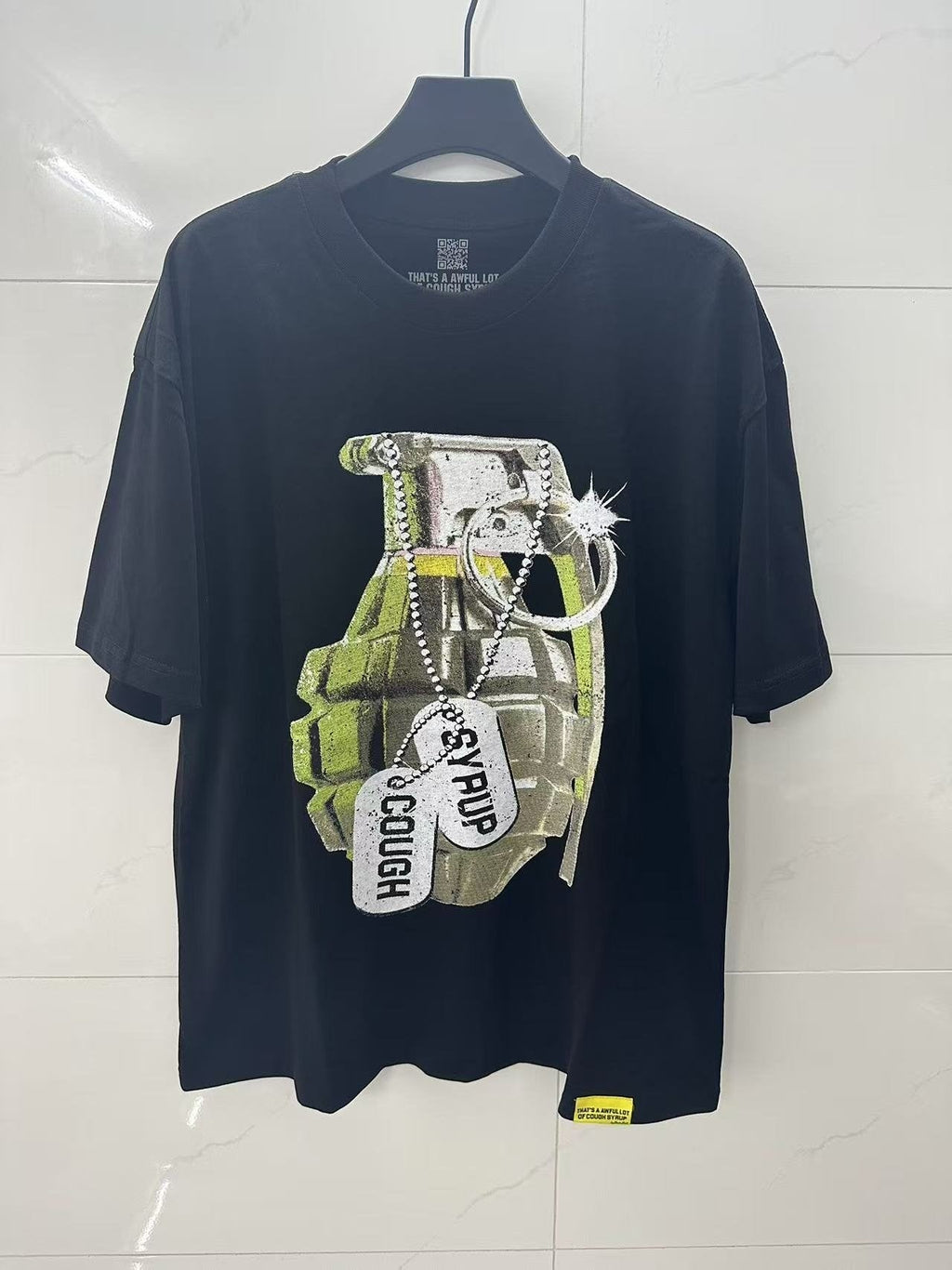 THAT'S A AWFUL LOT OF COUGH SYRUP Grenade Graphic T-Shirt