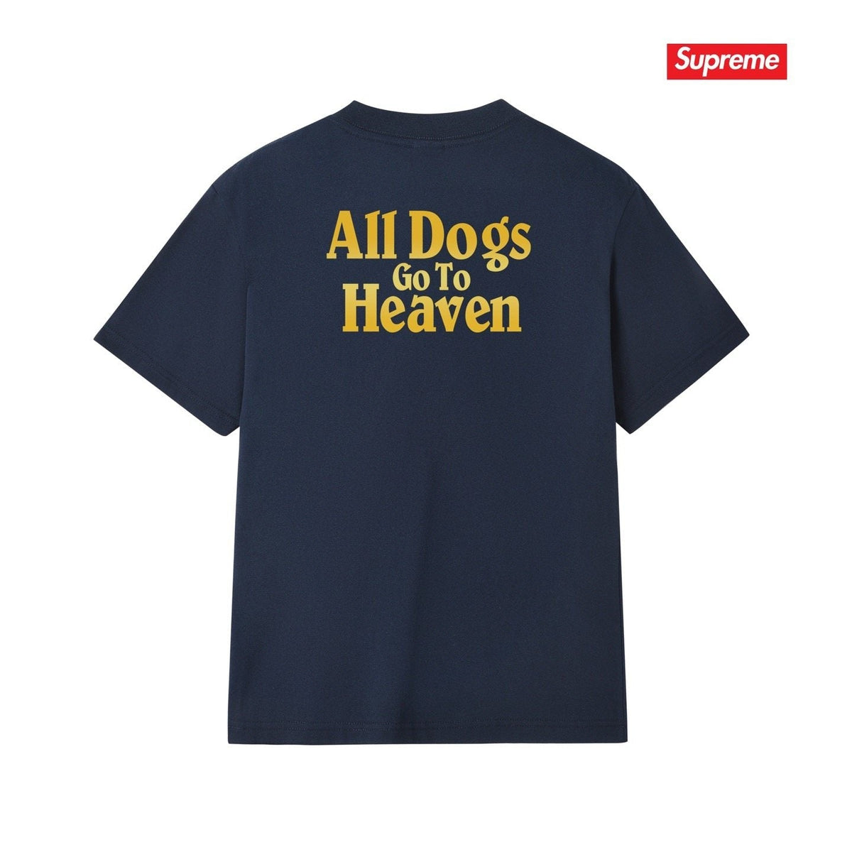 Supreme All Dogs Go To Heaven Dog Graphic T-Shirt