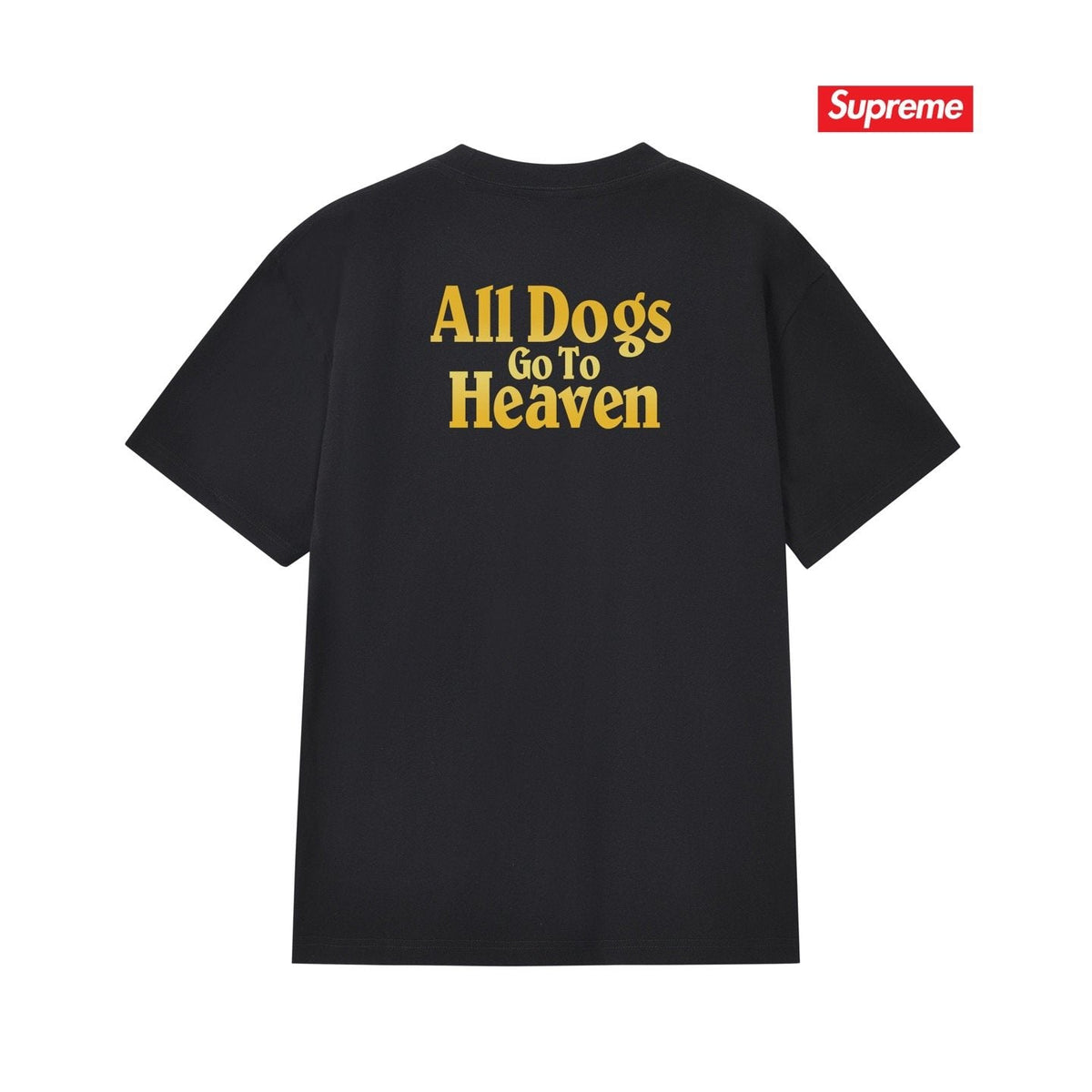 Supreme All Dogs Go To Heaven Dog Graphic T-Shirt
