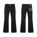 RTA Black Distressed Flared Jeans