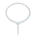 Bvlgari SERPENTI SILVER DIAMOND NECKLACE