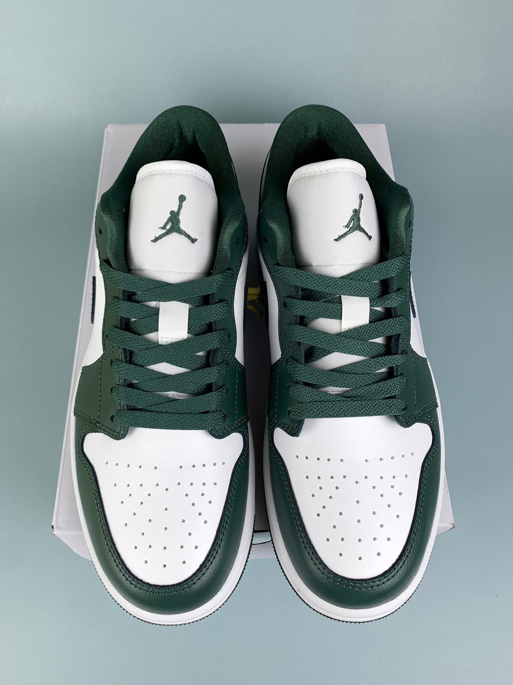 Air Jordan 1 Low Olive Green and White Unisex Sneakers DC0774-113