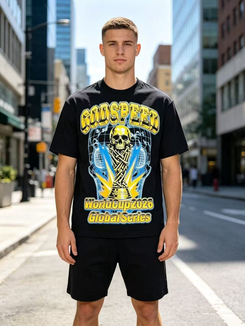 Godspeed World Cup 2026 Graphic T-Shirt