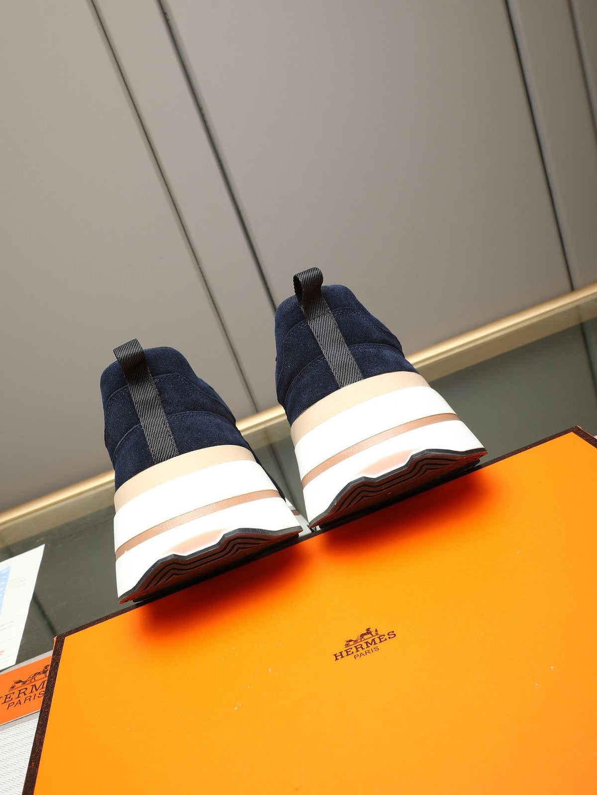 Hermès Layered-Sole Men's Sneakers