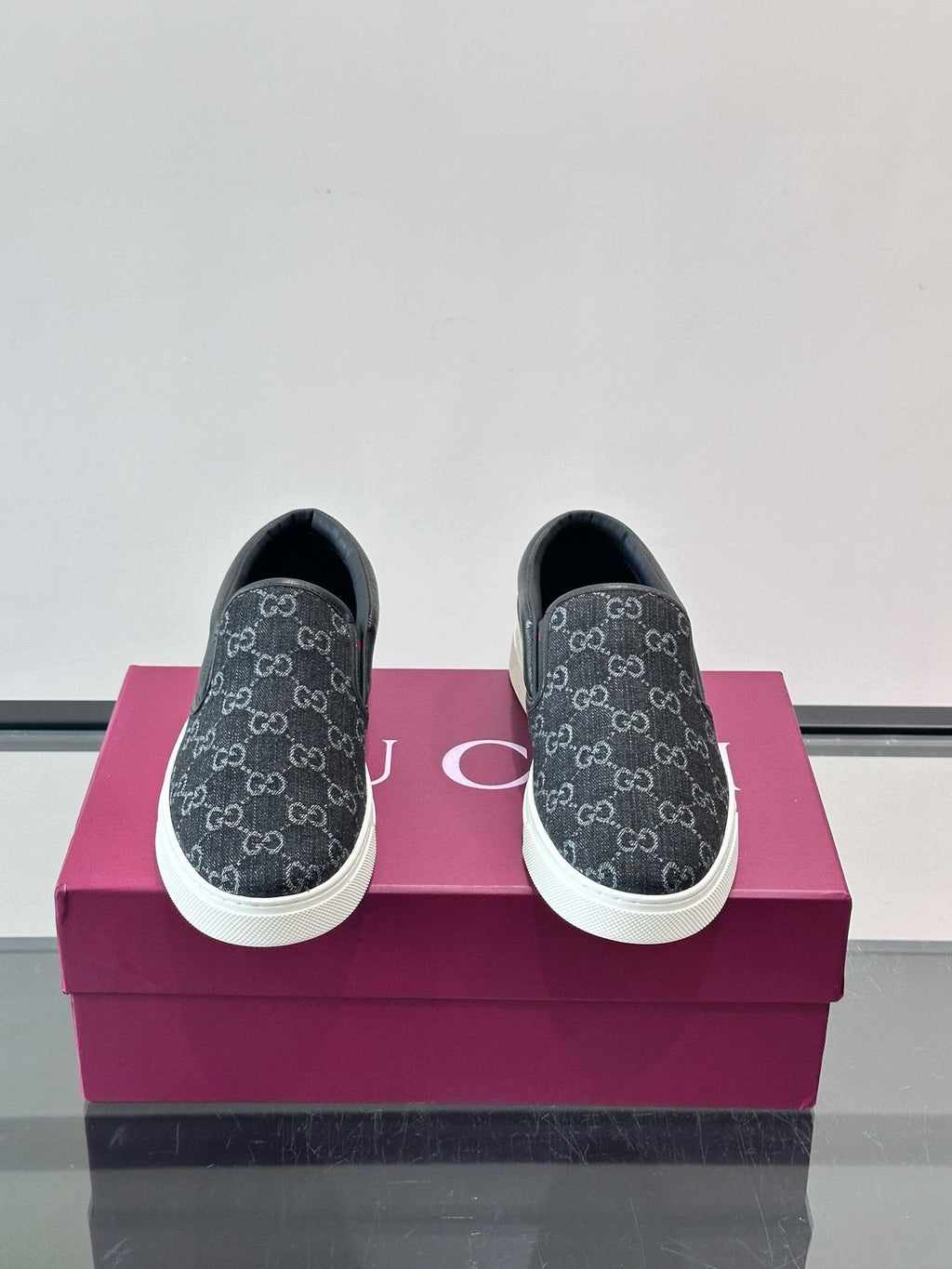Gucci Men's Patterned Slip-On Shoes