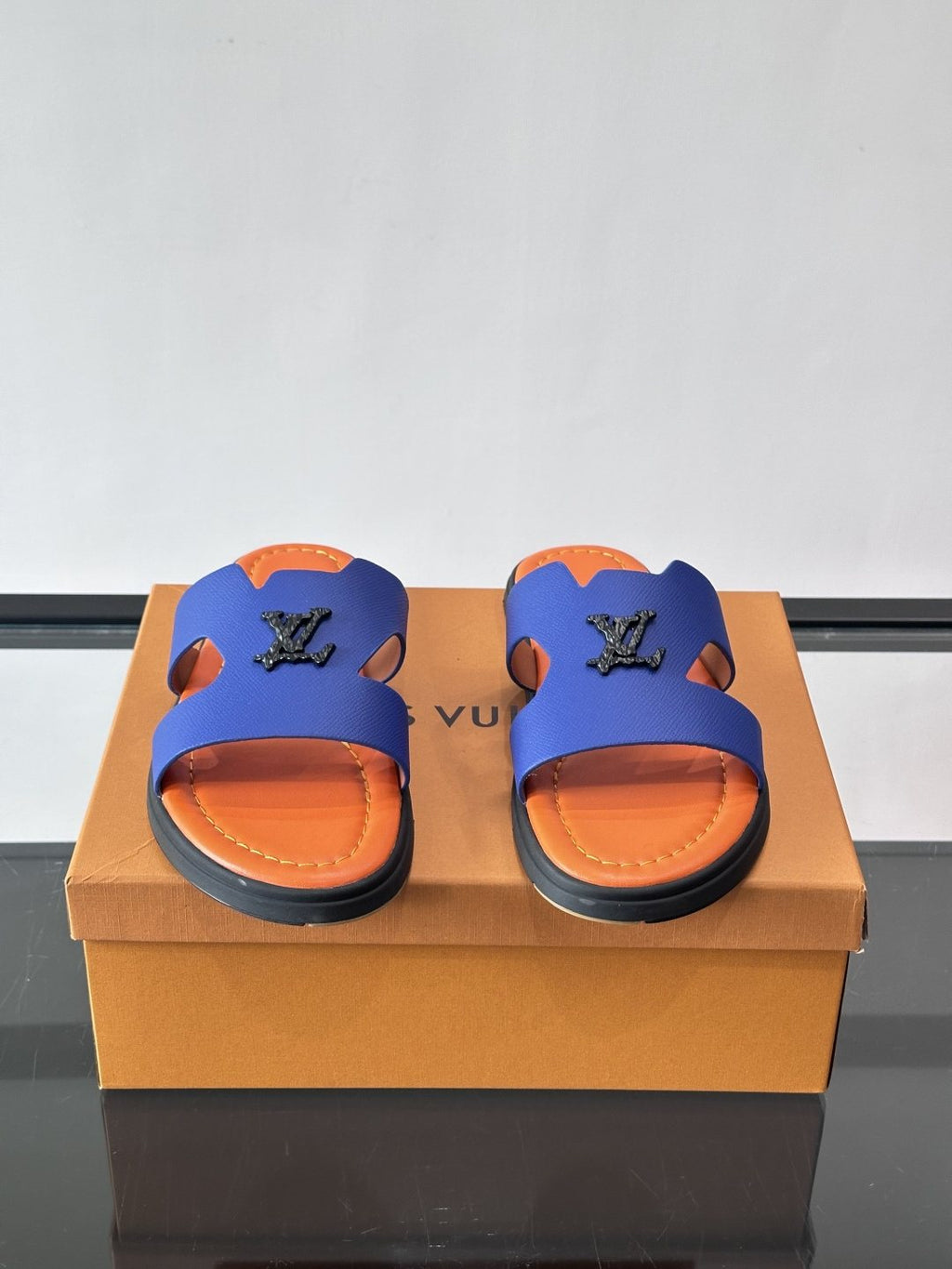 Louis Vuitton Isola Monogram Slide Sandals - Contoured Footbed