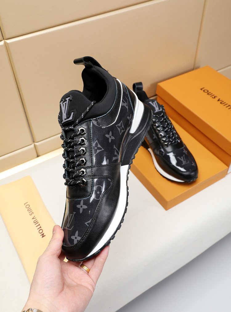 Louis Vuitton Monogram Panel Low-Top Sneakers