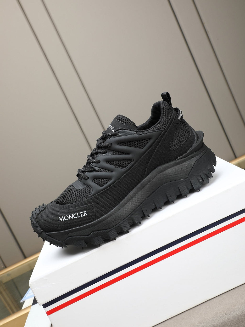 Moncler Men's Lug-Sole Trail Sneakers