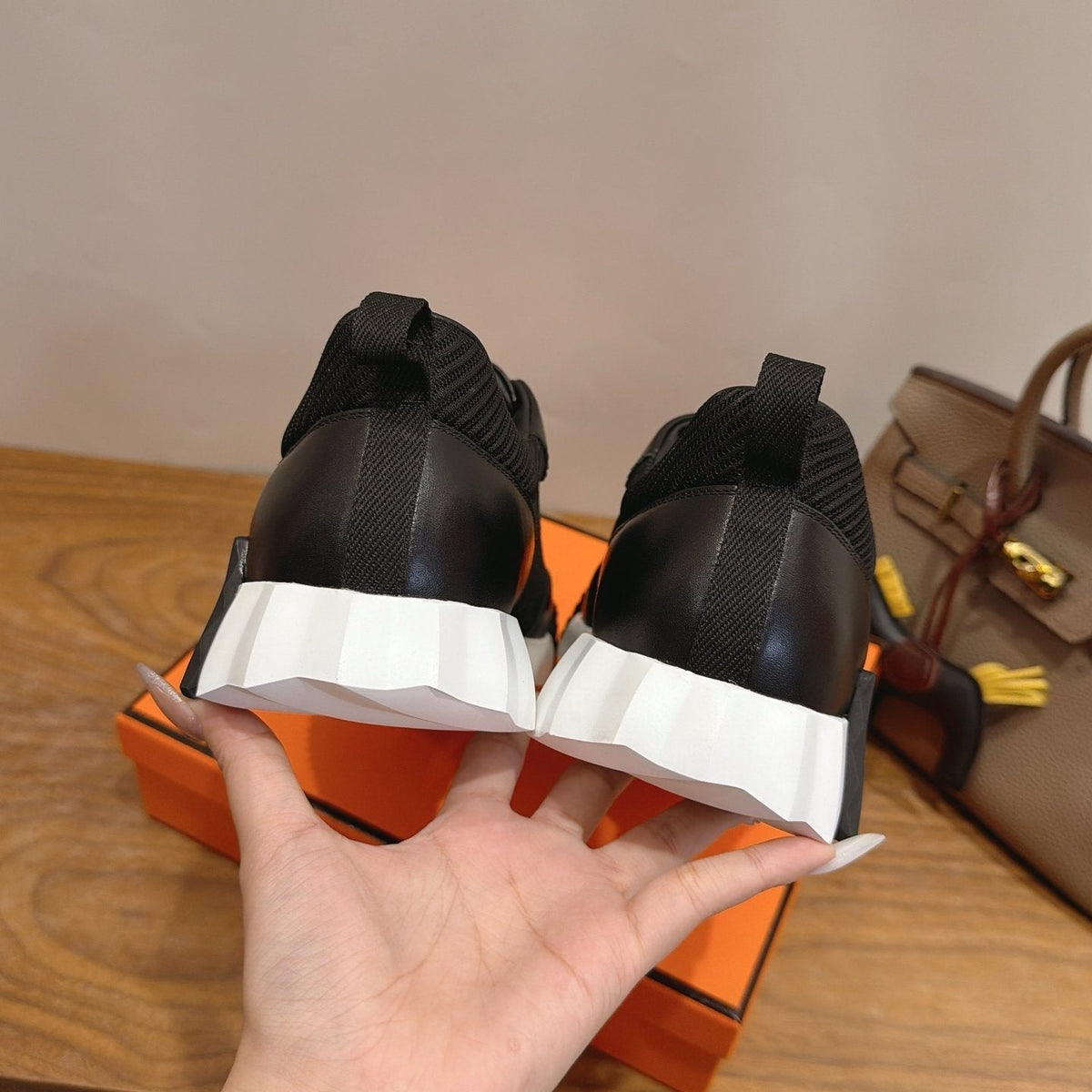 Hermès Lace-Up Sneakers