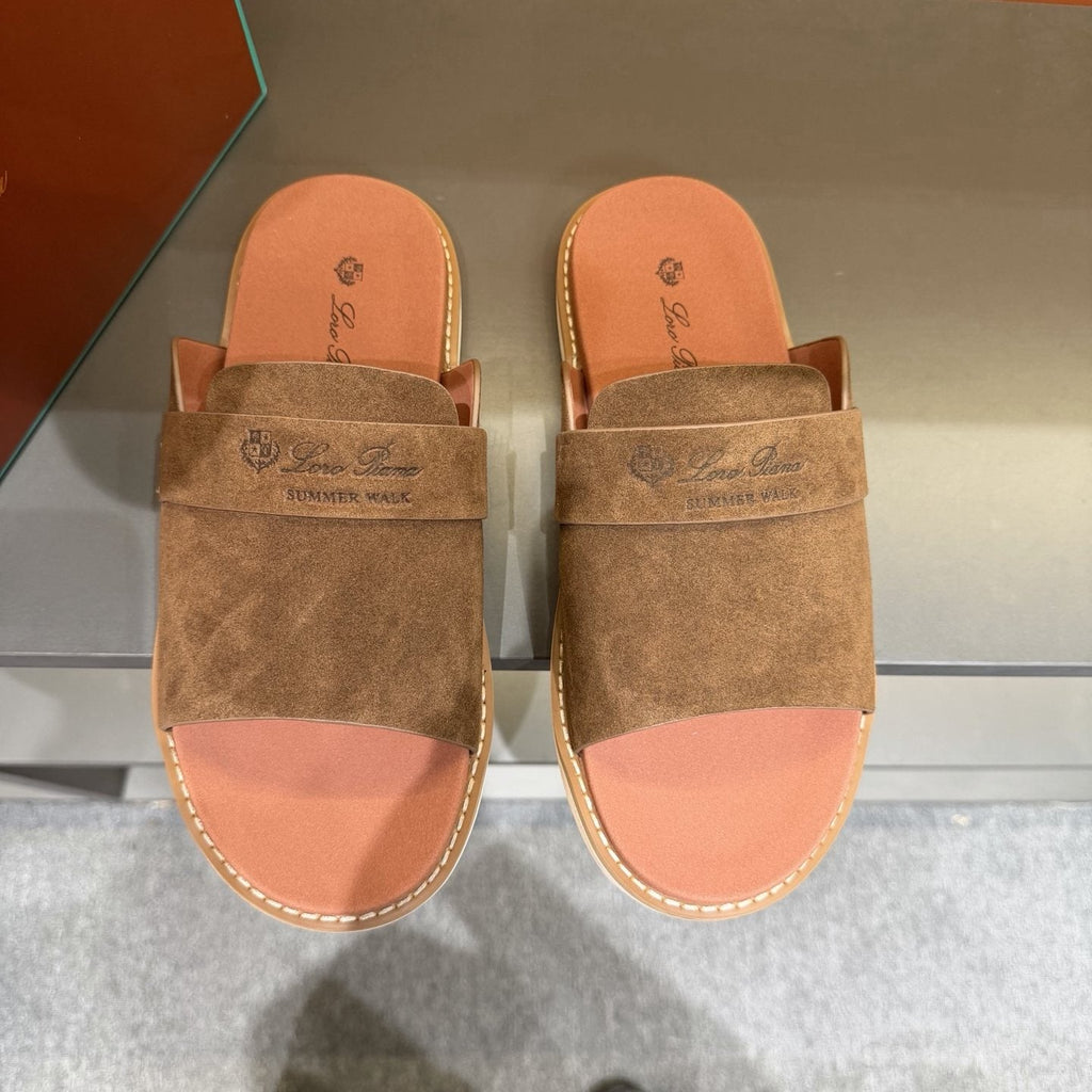 Loro Piana Men's Summer Walk Slide Sandals