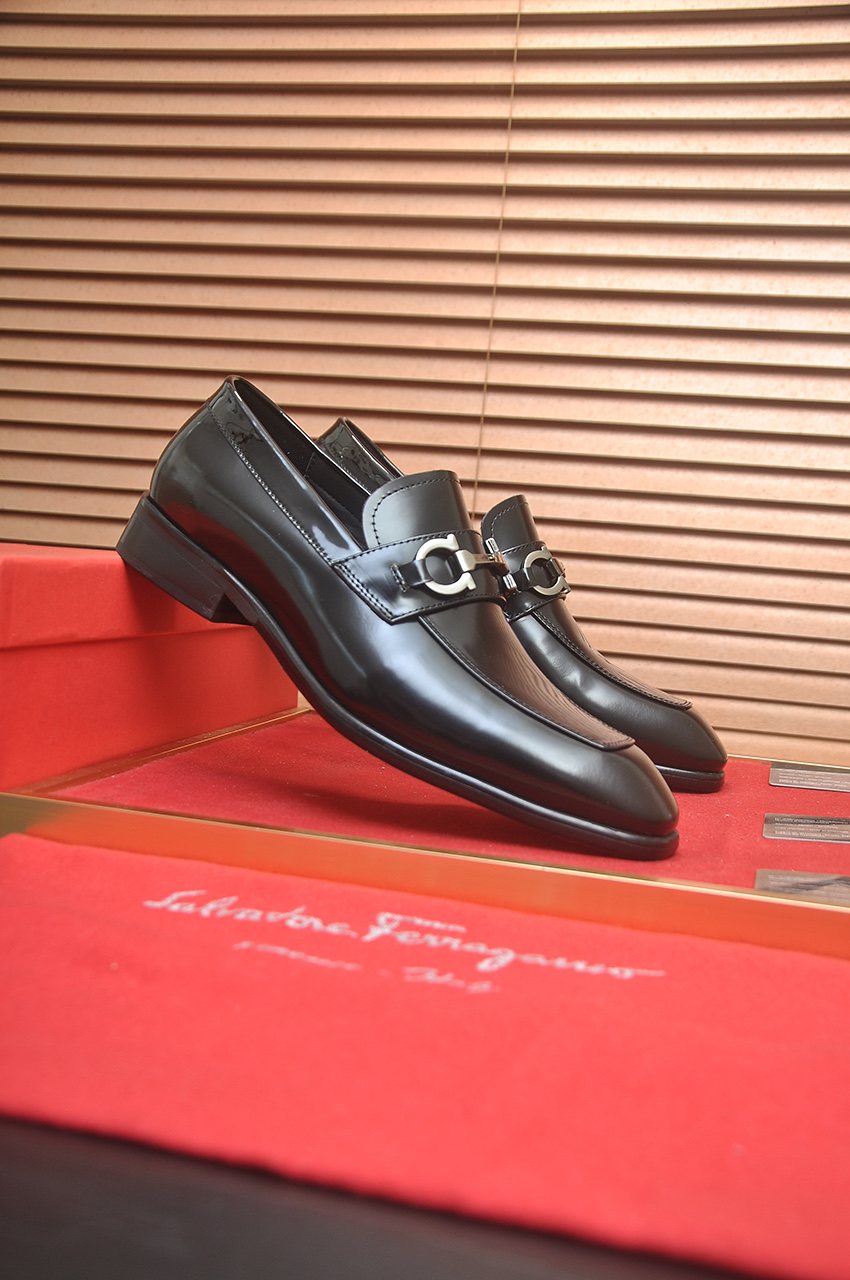 Salvatore Ferragamo Buckle Loafers