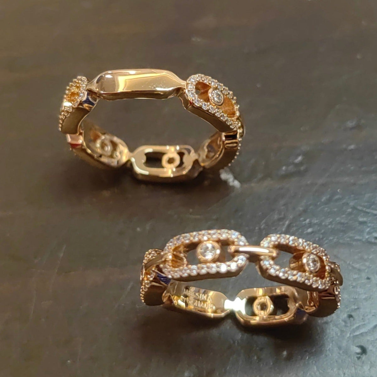 MESSIKA MOVE LINK PAVED DIAMOND RING