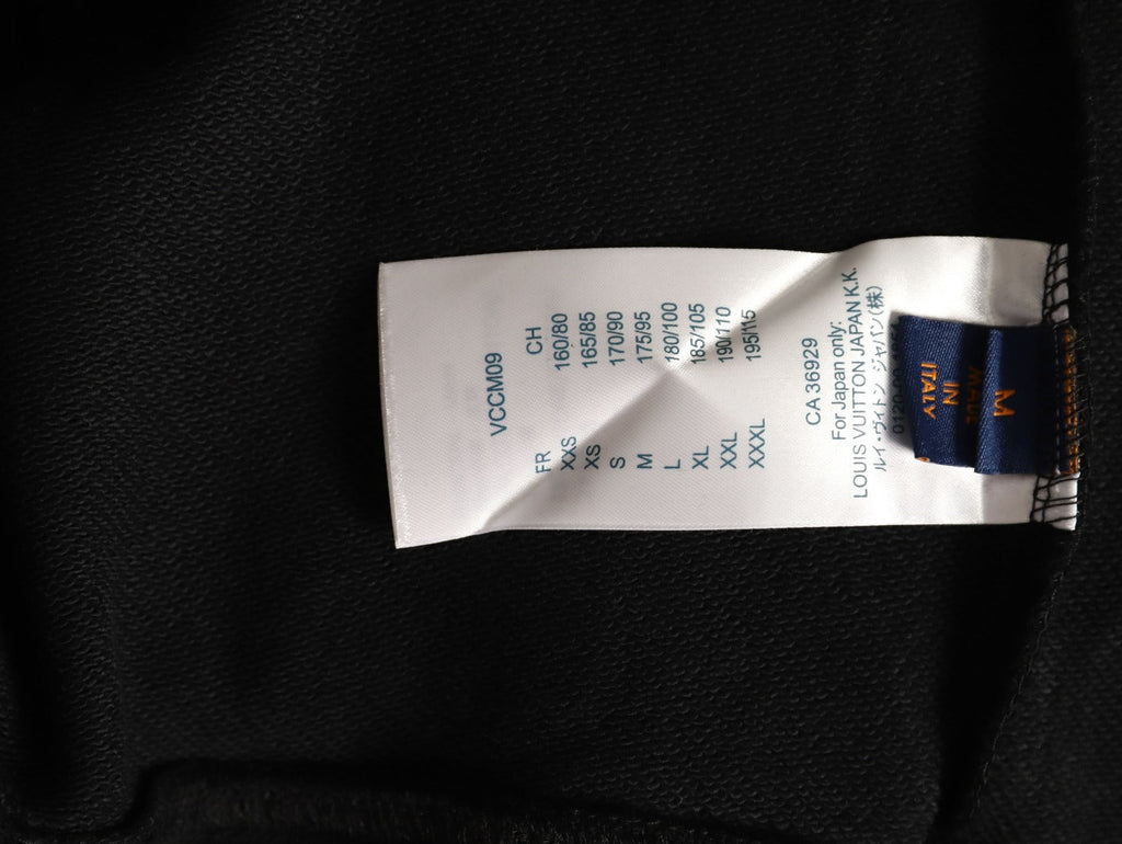 Louis Vuitton Sketch-Style Monogram Zip Hoodie - Black